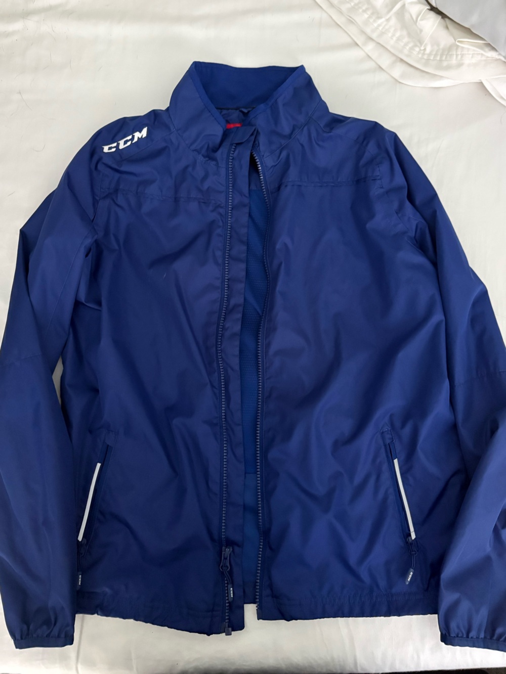 CCM Youth XL Royal Blue Lightweight Hockey Jacket